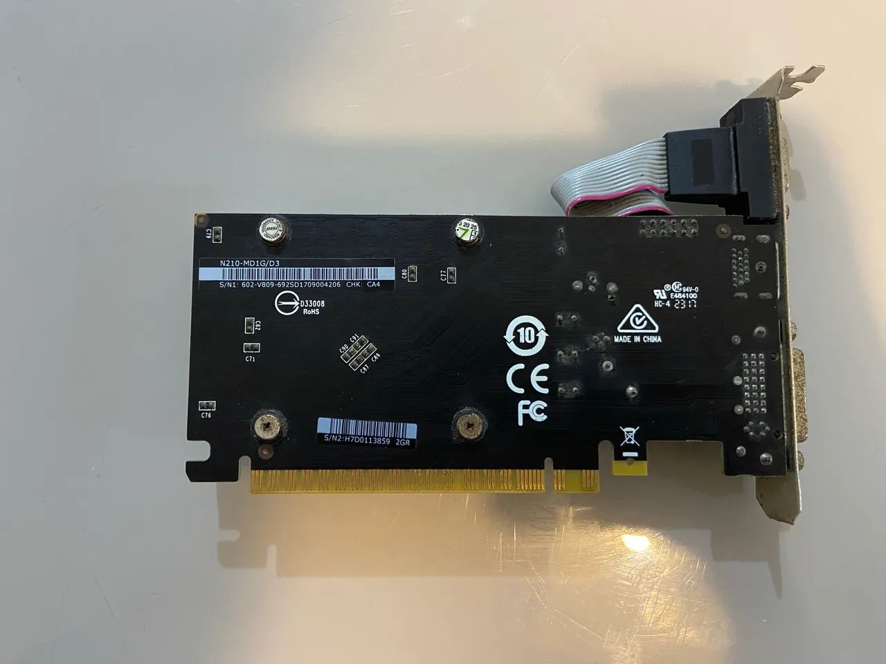 Placa de vídeo Nvidia MSI GeForce 200 Series 210 1GB - Foto 3