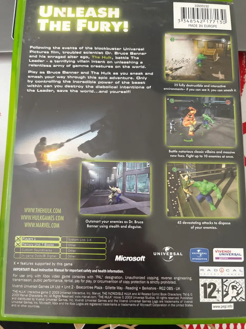 Jogo HULK Xbox Classico - Foto 2