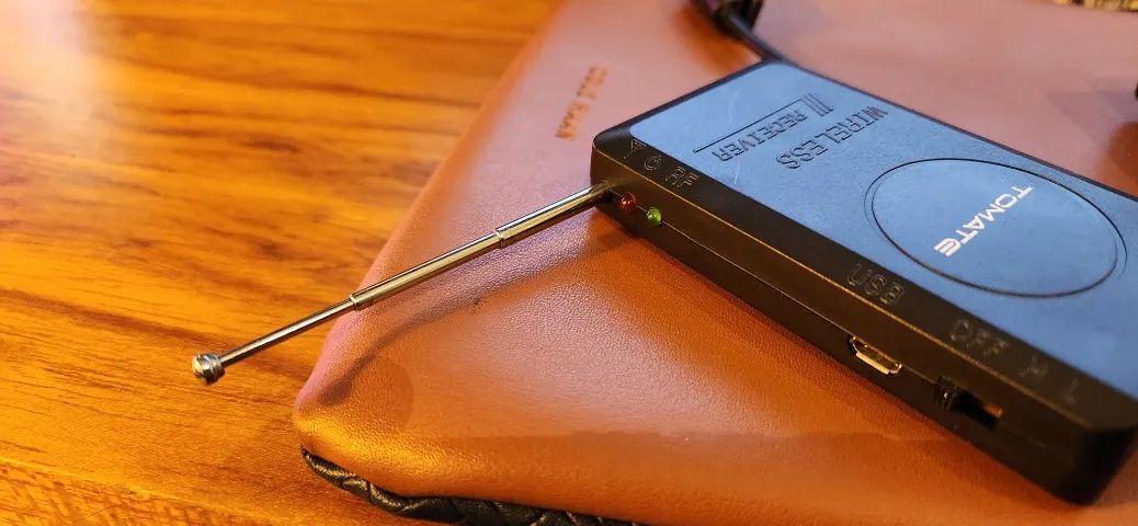 Sistema para microfone sem fio Tomate MT-2205 headset e lapela - Foto 5