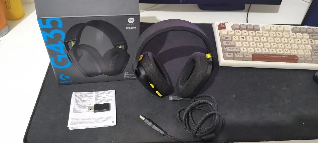 Logitech G435 Wireless - Completo na Caixa - Foto 3