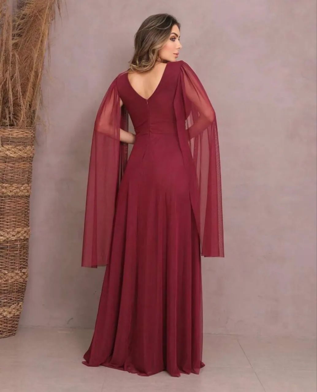 Vestido Marsala - Foto 2