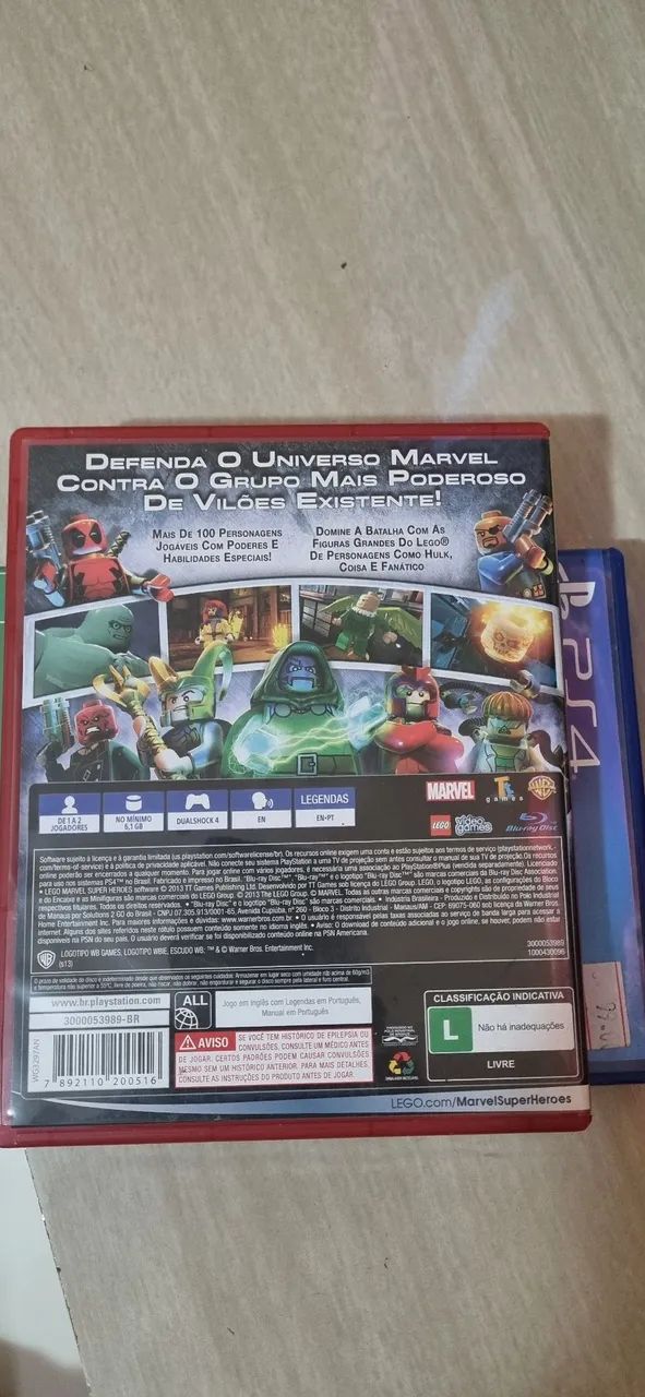 Jogo cd mídia física lego super heroes ps4 - Jogos de Vídeo Game