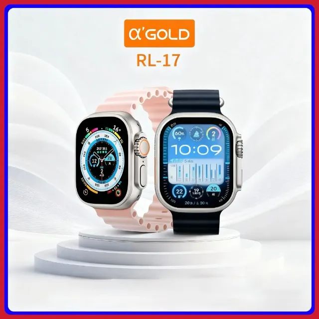 Smartwatch Ultra Relógio Inteligente Rl17 49mm Android Ios Smart Novo Loja Coimbra Computa