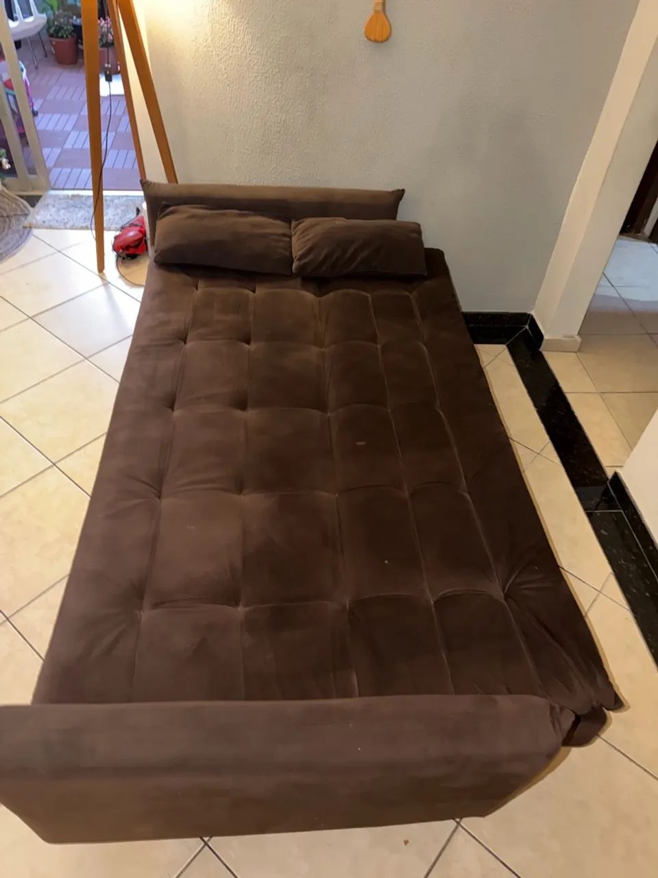 Sofá cama usado 2,05metros - Foto 2