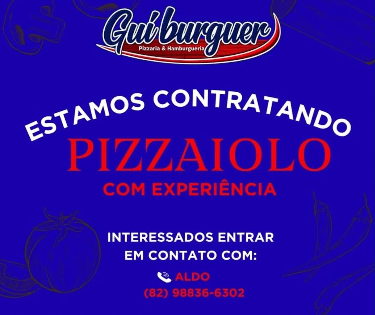 Vaga de pizzaiolo 