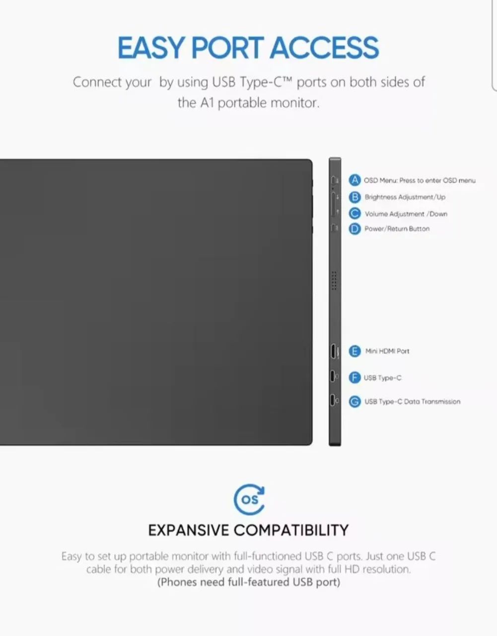 Monitor Arzopa A1 - Foto 4