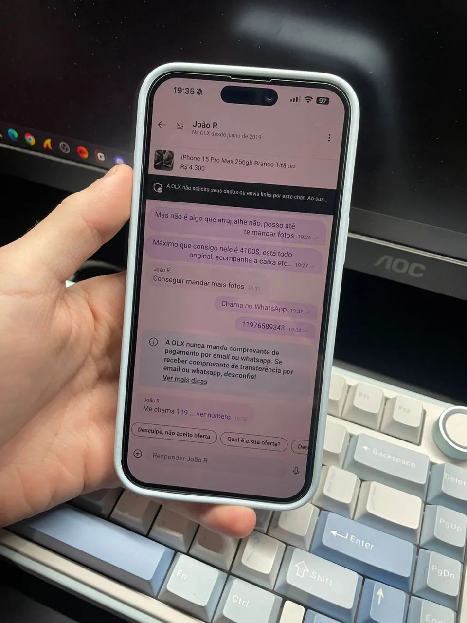 iPhone 15 pro Max 256gb - Foto 2