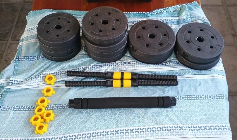 Kit Musculação 25kg. - Foto 4