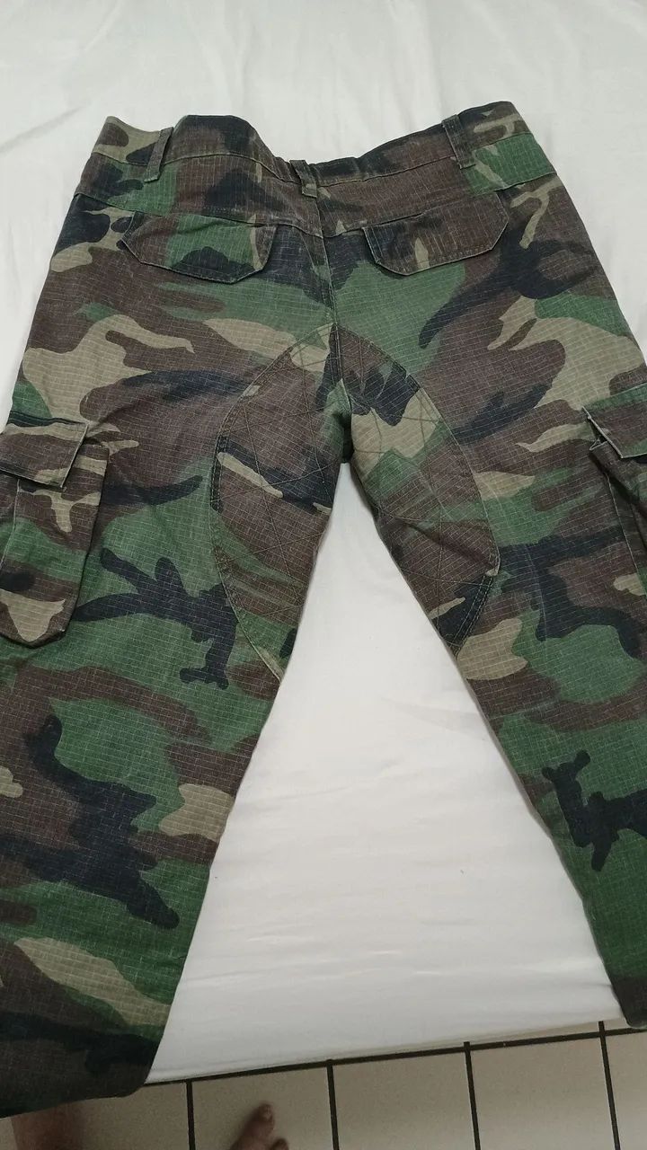 Calça Cargo Camuflada - Foto 5