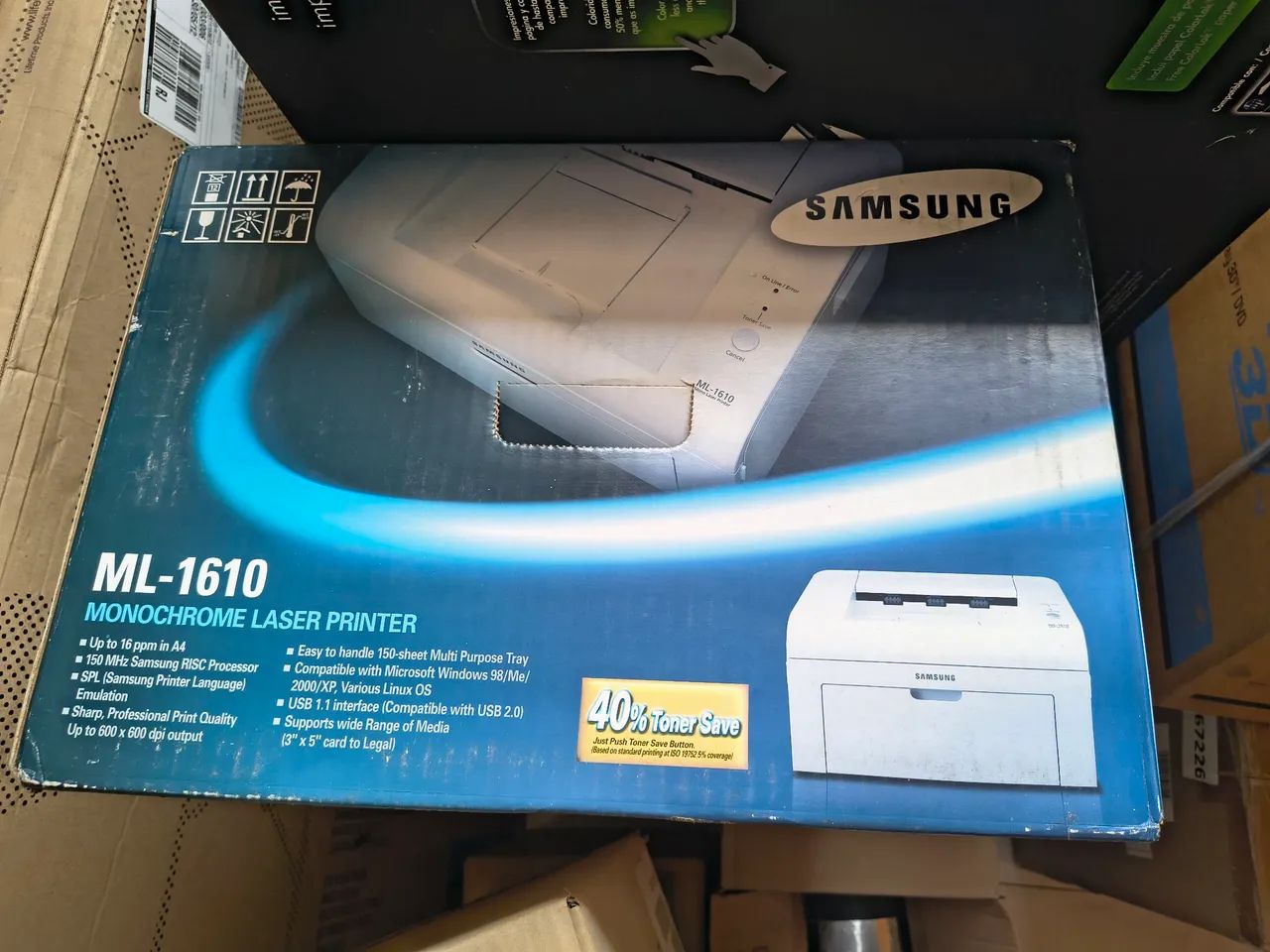 Impressora Laser Monocromática Samsung ML-1610 - Compacta