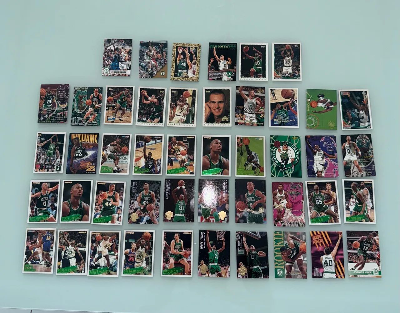 ? PACK 46 CARTAS BOSTON CELTICS ? ANOS 90 