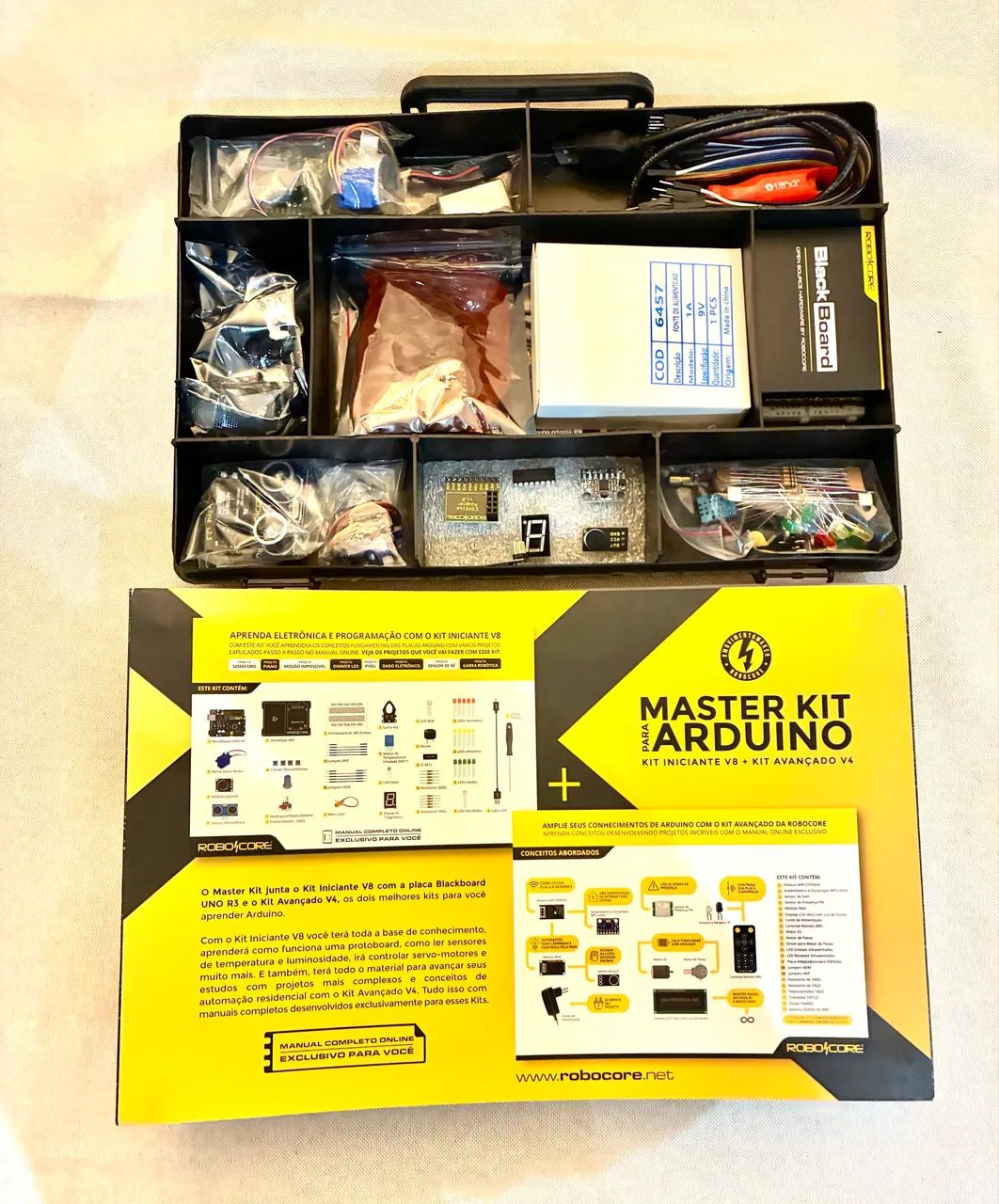 Kit master Arduino Robocore v8+v4  - Foto 4