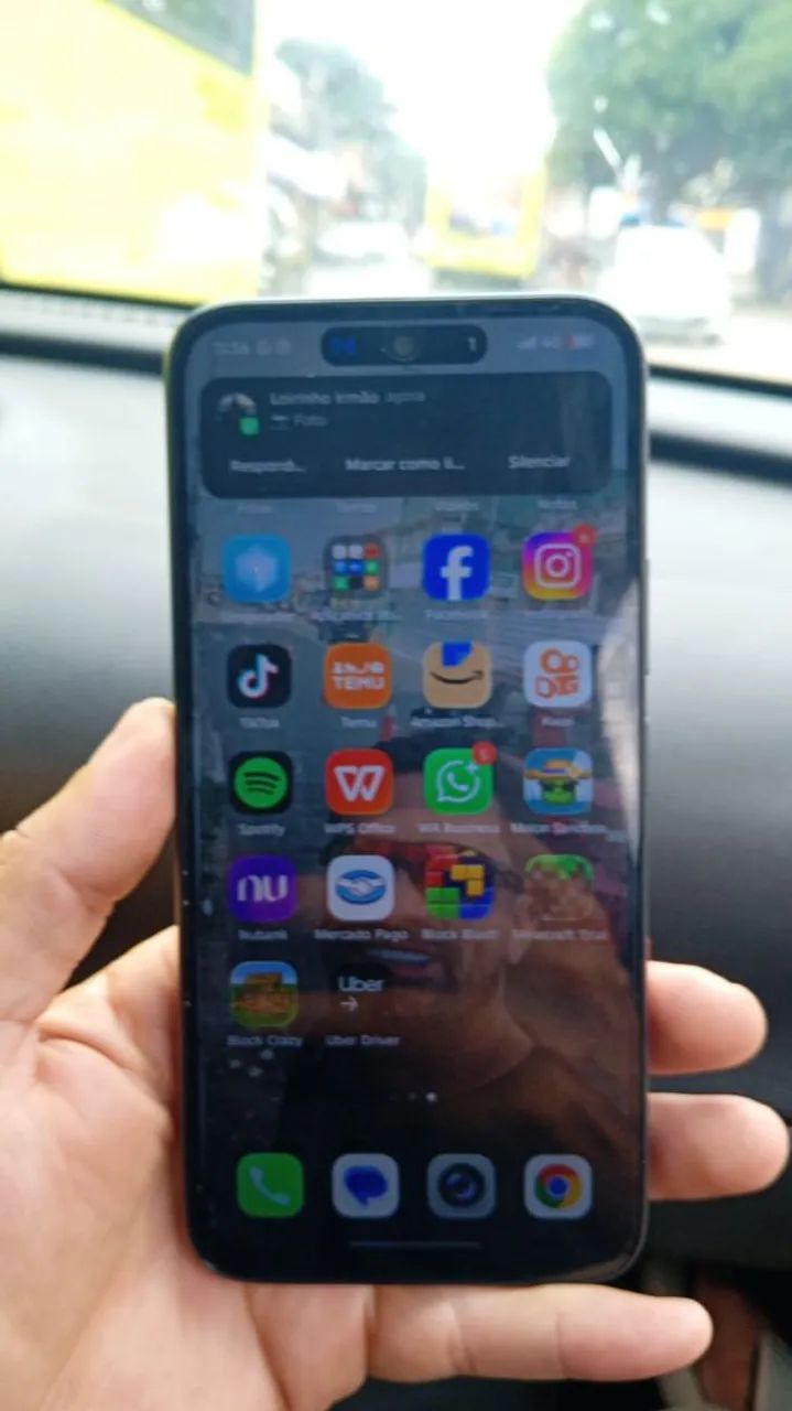 Infinix HOT 70 256 Gab perfeito com caixa e nota fiscal e  - Foto 2