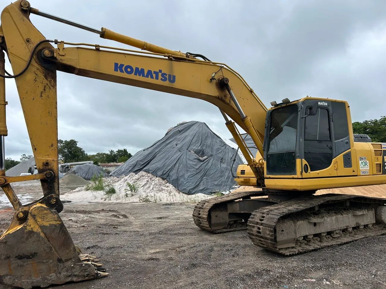 Escavadeira komatsu PC200 2017 (turquesa) - Foto 4
