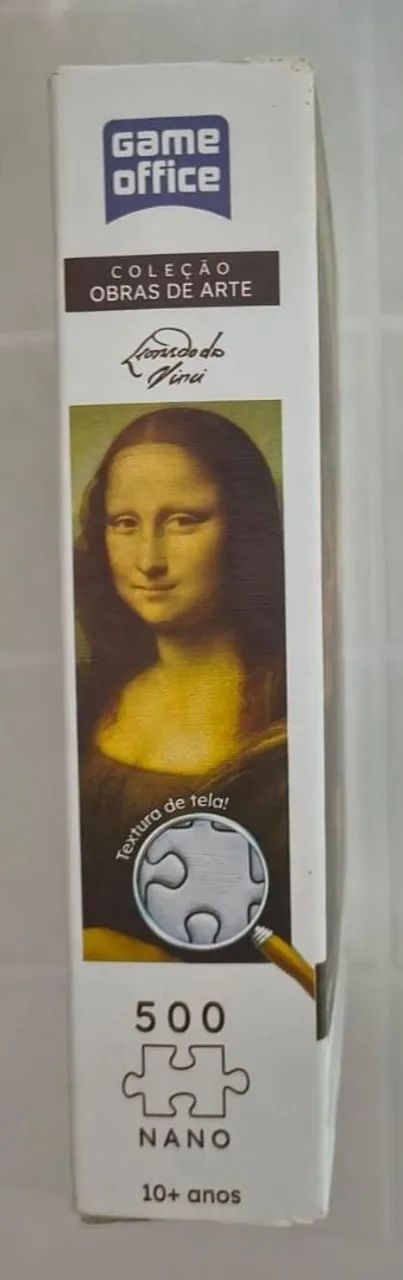 Monalisa - quebra-cabeça 500 peças nano  - Foto 4