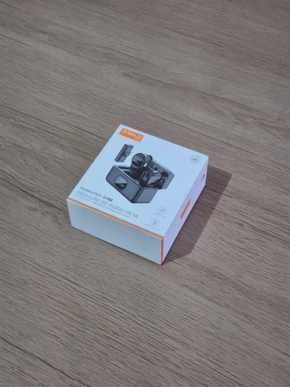 Microfone de Lapela com Redução de Ruído 