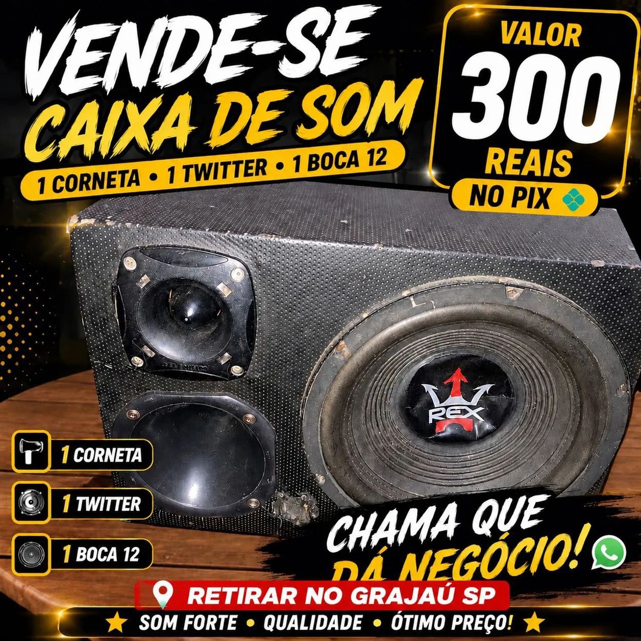 Caixa trio 300