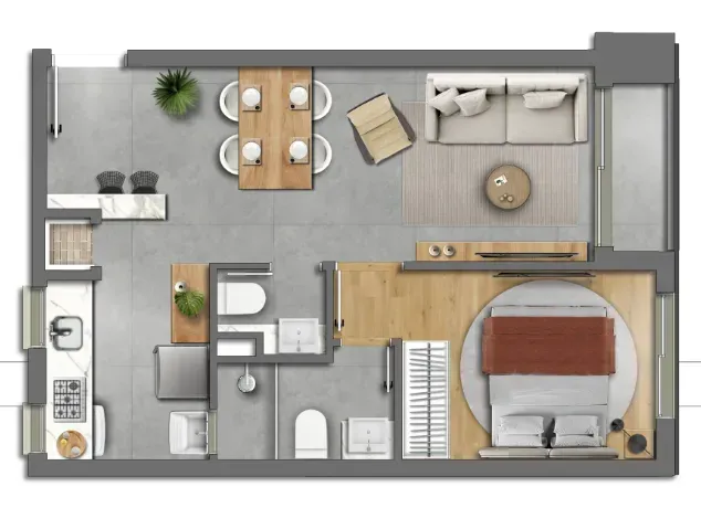 PLANTA 49m²