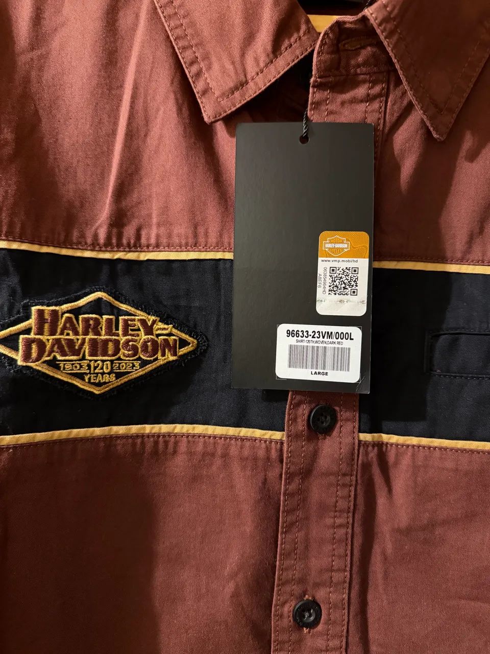 Camisa Harley Davidson 120 anos  - Foto 2