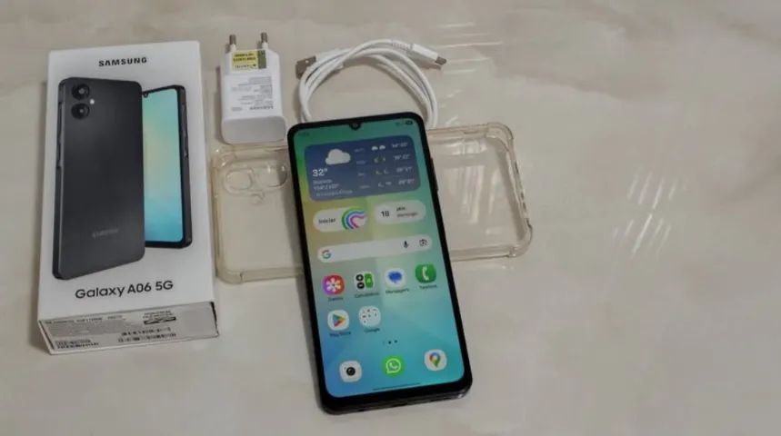 Samsung A06 5G 128gb na caixa e nota - Foto 3