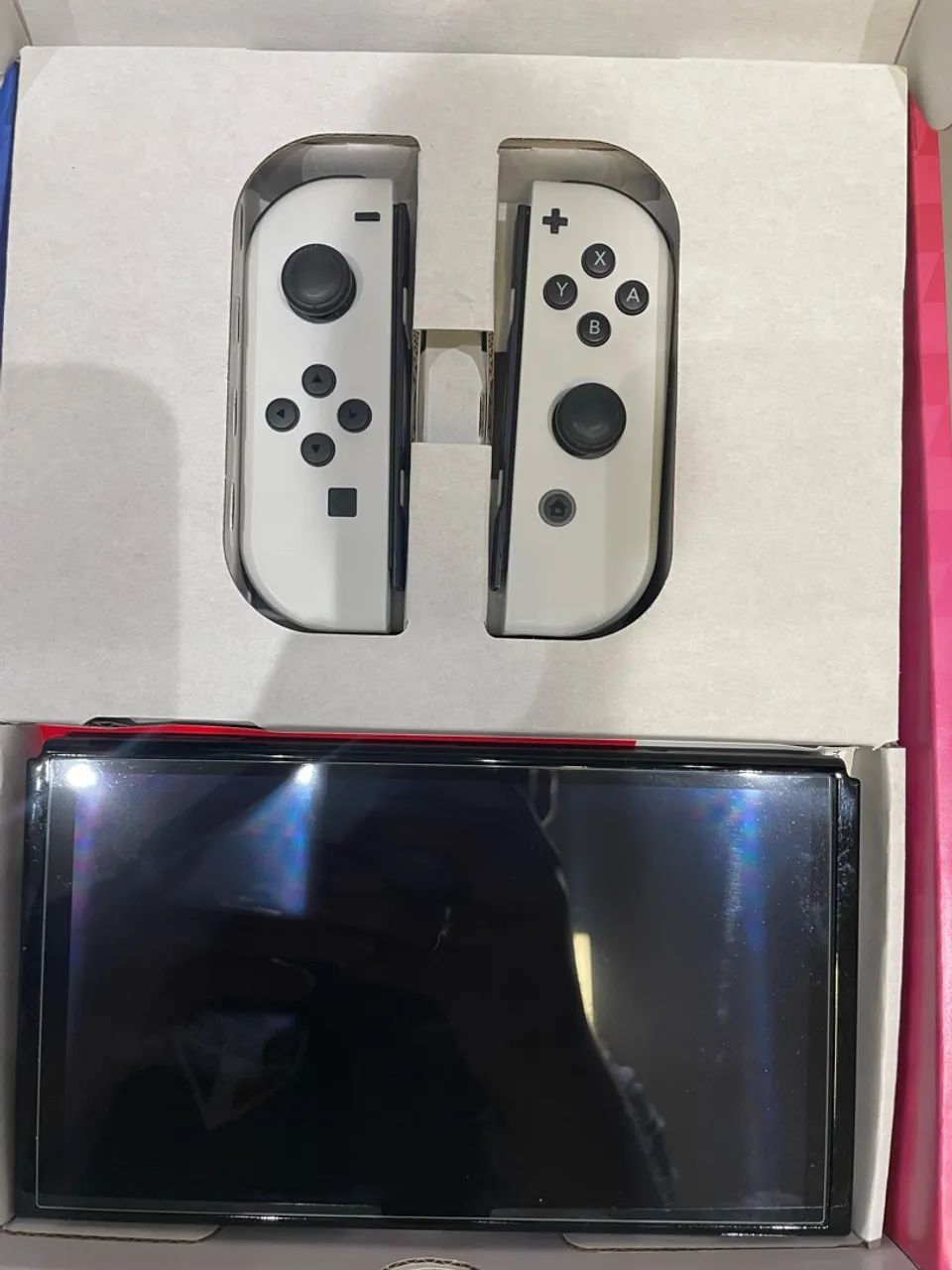 Console Switch Oled Branco + 3 Meses De Assinatura Nintendo - Foto 4