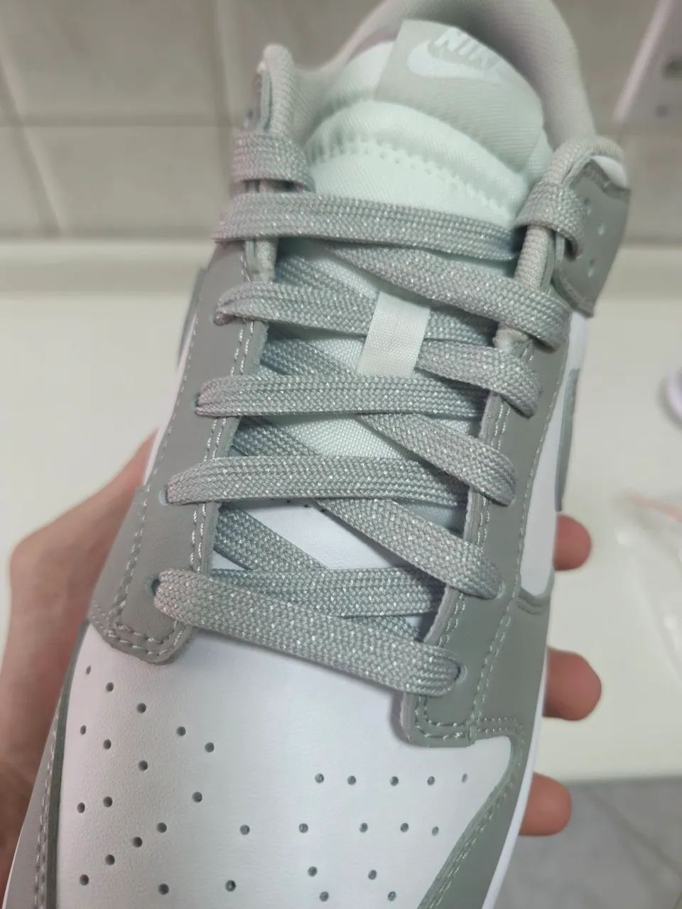 Nike Dunk Low Cinza Novo Importado - Foto 4