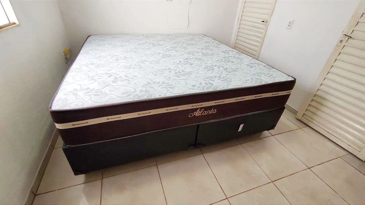 Cama super king com colchão Atlanta