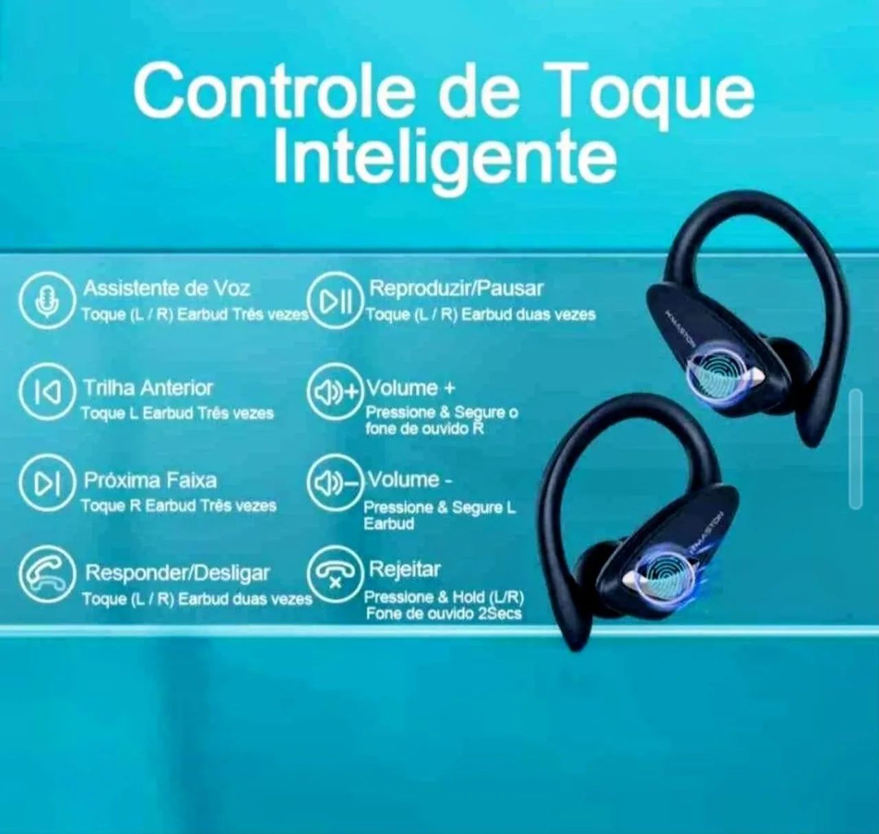 FONE AURICULAR H'MASTON RS53  - Foto 5