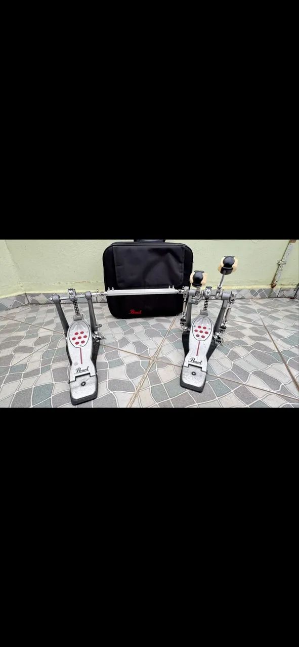 Pedal duplo Pearl Redline - Foto 2