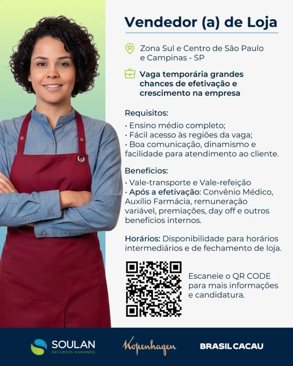 Vendedor de loja