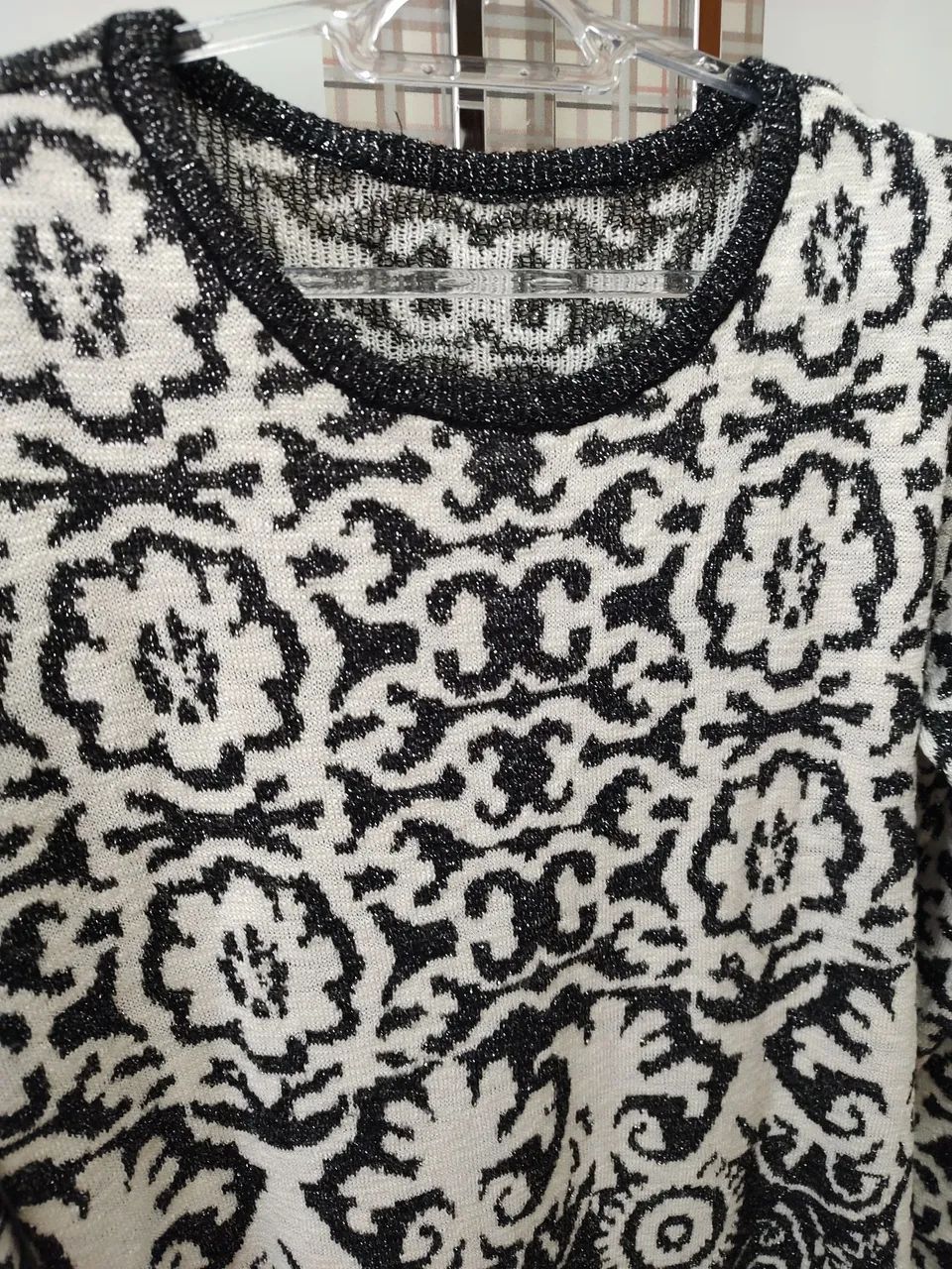 Blusa de fio estampada  - Foto 3