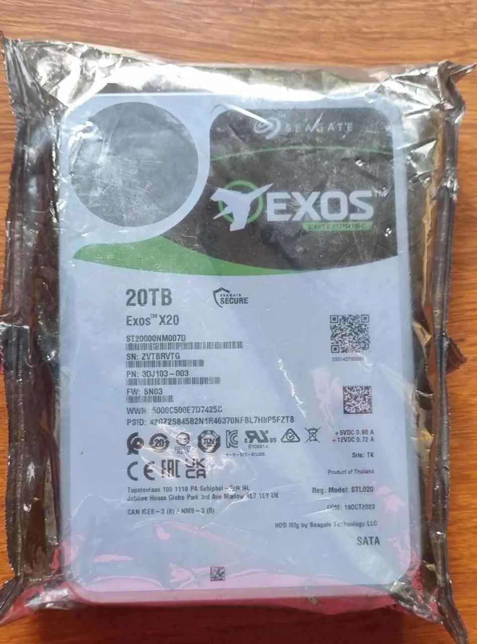 HD Seagate EXOS 20 Tb - Armazenamento - Nogueira, Petrópolis