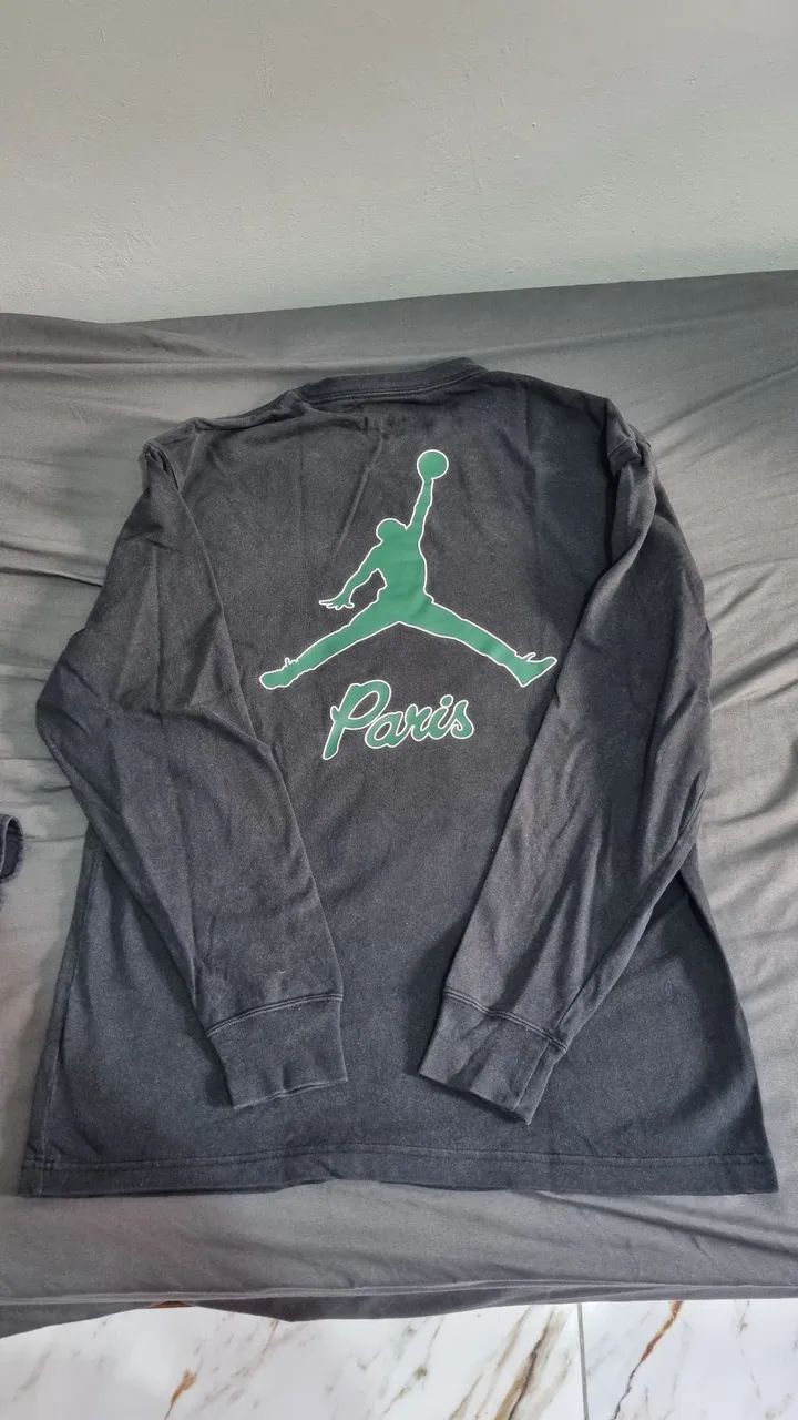 Camisa PSG x Jordan Manga Longa - Foto 4