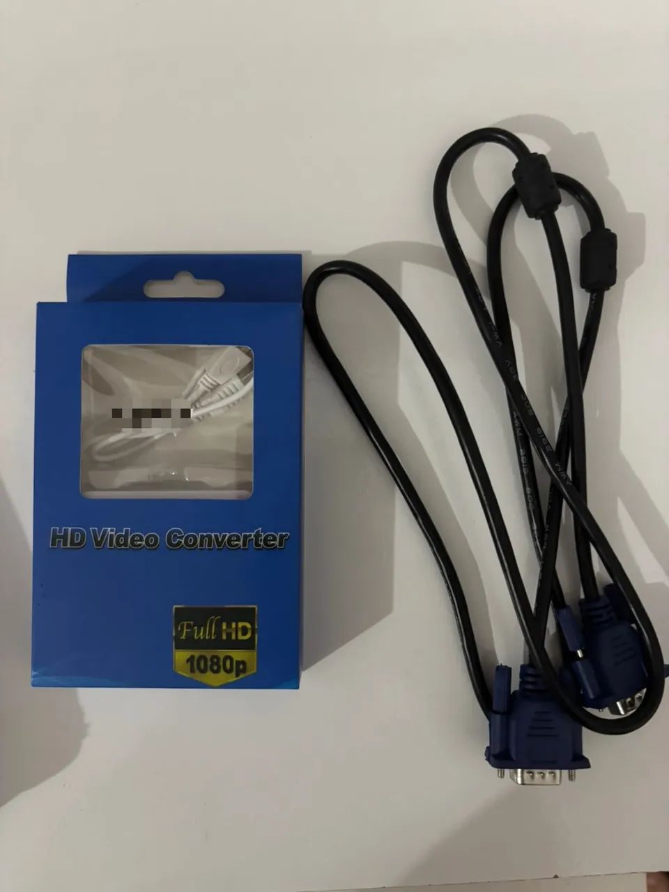 Adaptador VGA + Cabo VGA 