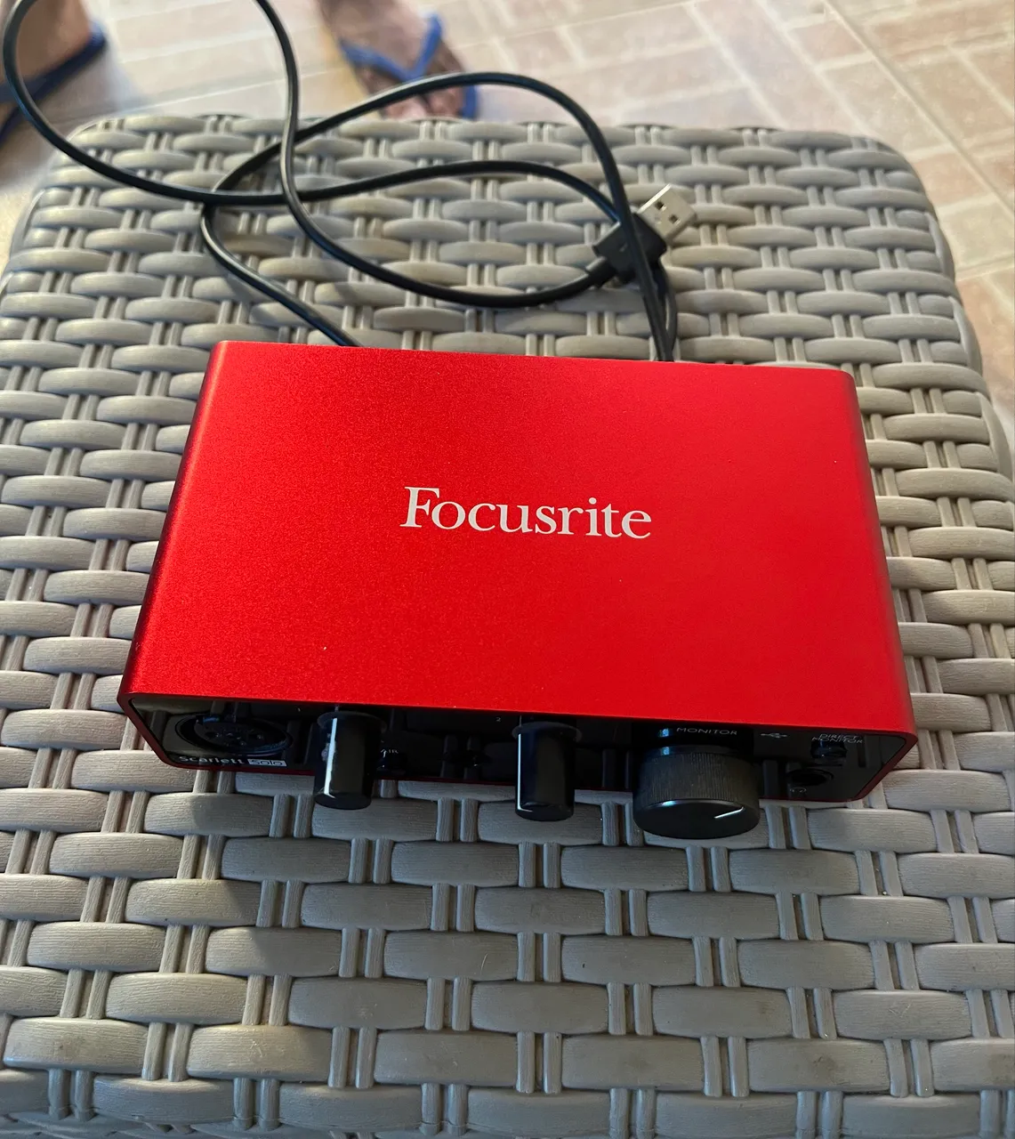 Focusrite Scarlett Solo 3ª Geração - Interface de Áudio