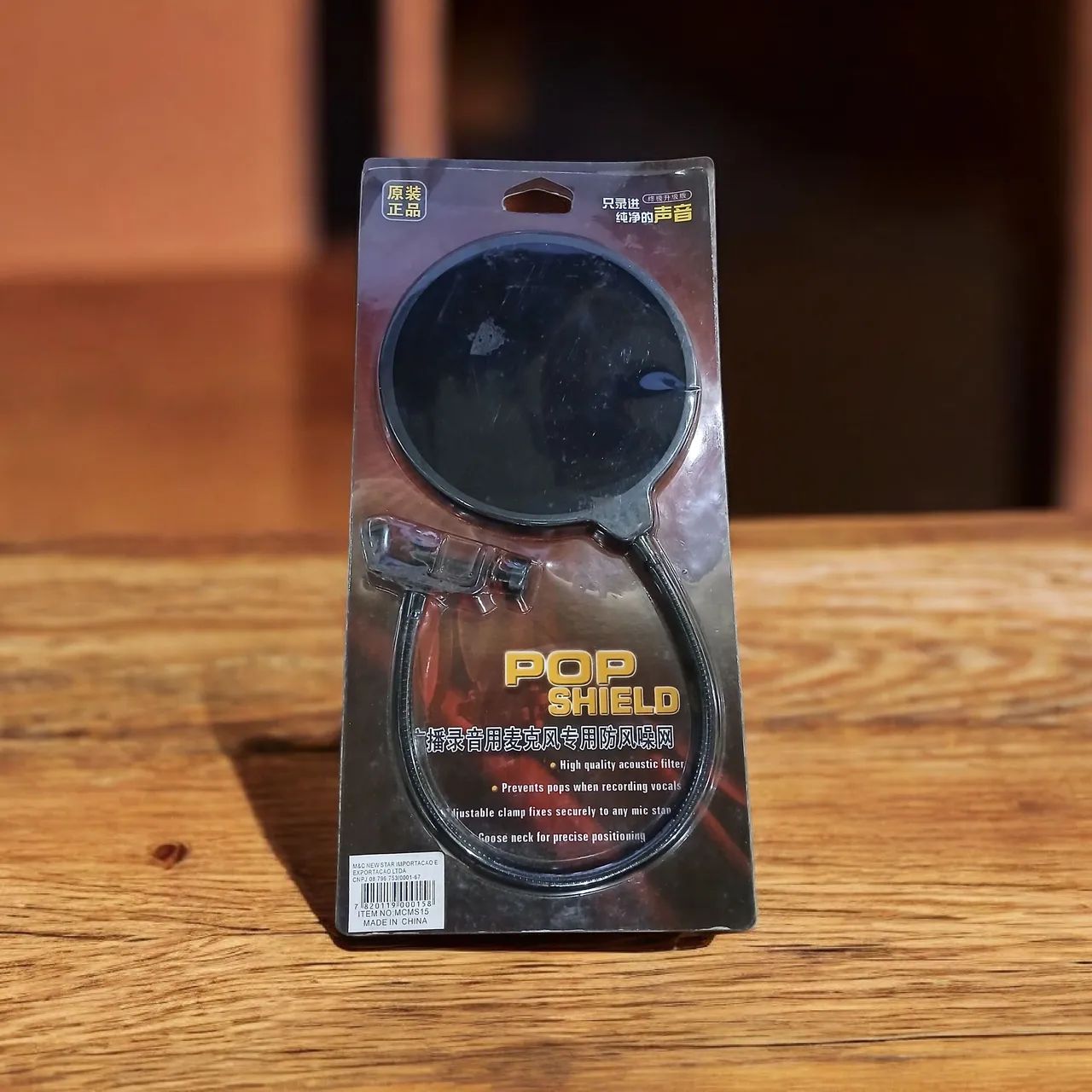 Pop filter protetor de microfone usado ótimo estado