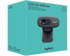 Webcam HD logtech com microfone integrado 