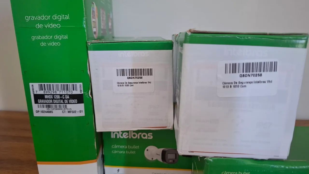 KIT CFTV INTELBRAS - 4 CÂMERAS + HD DE 2 TB - Foto 4