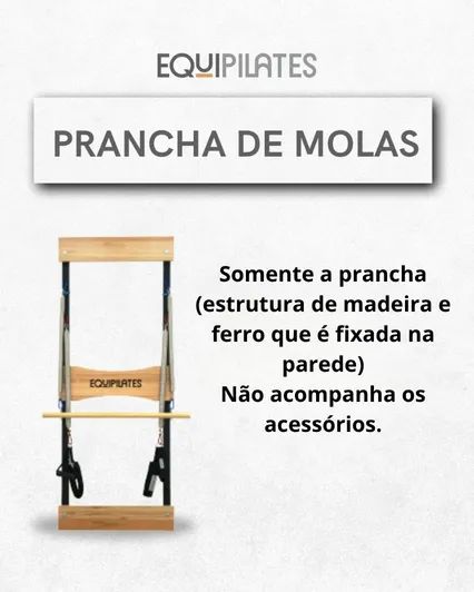 Prancha de molas da marca Equipilates