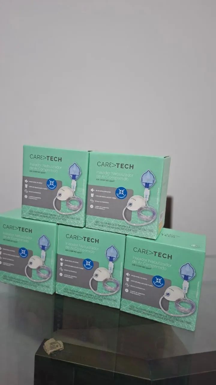 Inalador Nebulizador Care Tech - Ar Comprimido - Foto 2