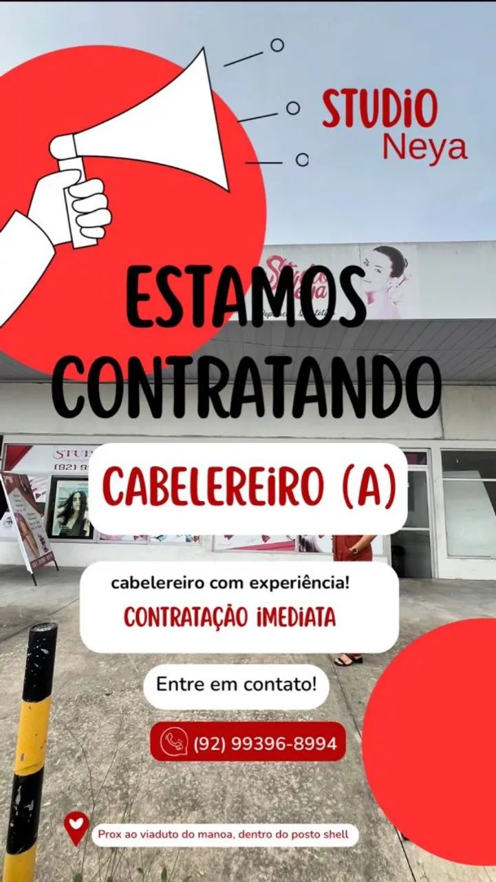 Preciso de cabeleireira com experiência 