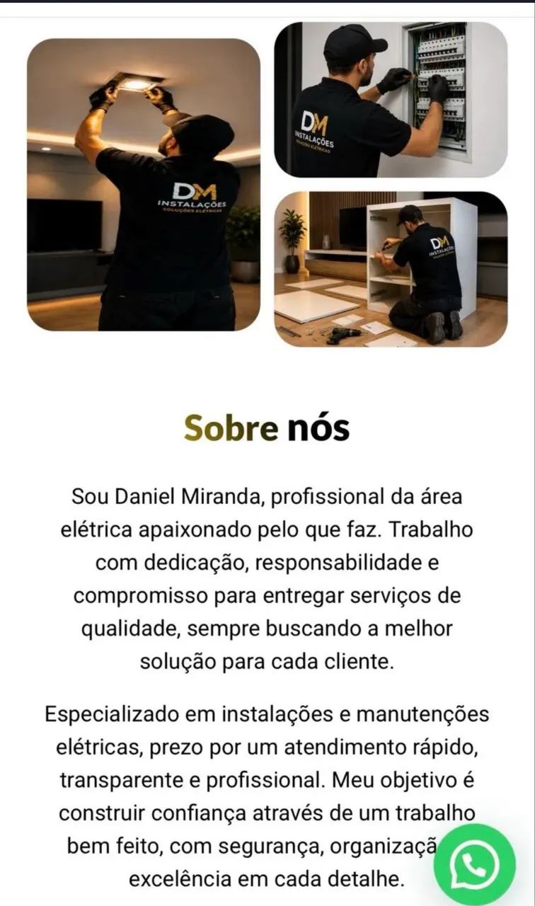 Eletricista e montador em toda SP