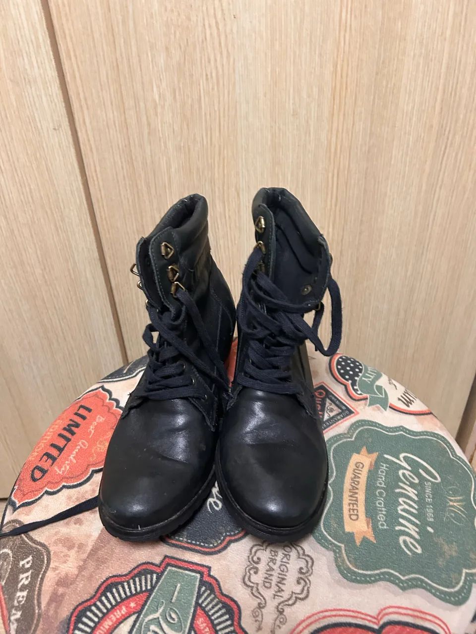 Bota trator Preta 39 - Foto 2