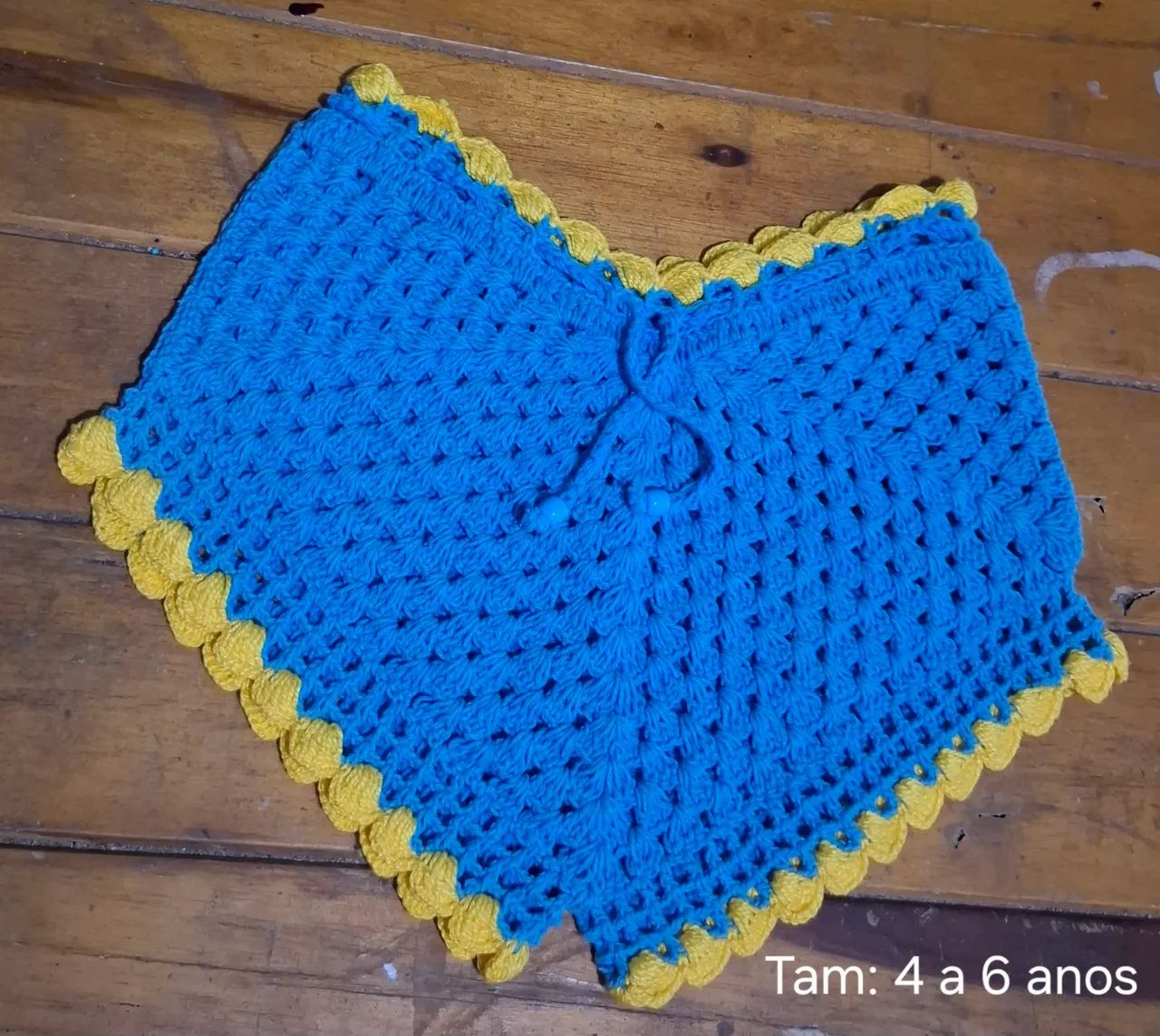 Shorte infantil crochê 