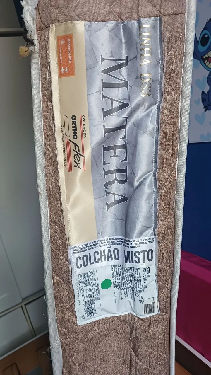 Cama Solteiro com Baú e Colchão Ortopédico D33 - Foto 4