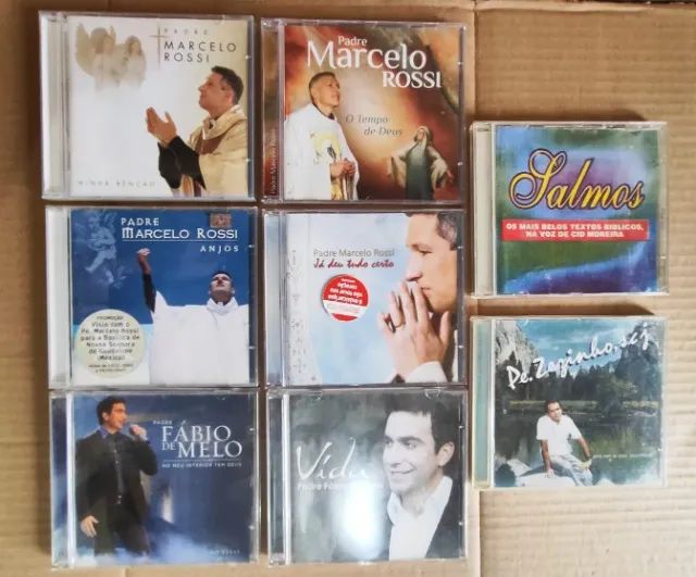 Lote CDs, Pe. Marcelo, Pe. Fábio, Pe.Zézinho, etc