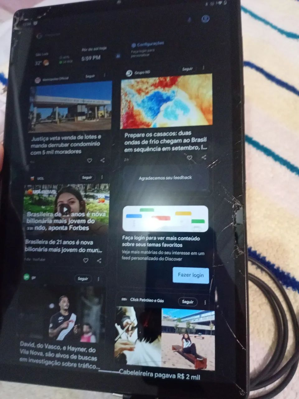 Tablet Lenovo Tab M10 FHD PLUS(Troco em iphone 12) - Foto 4