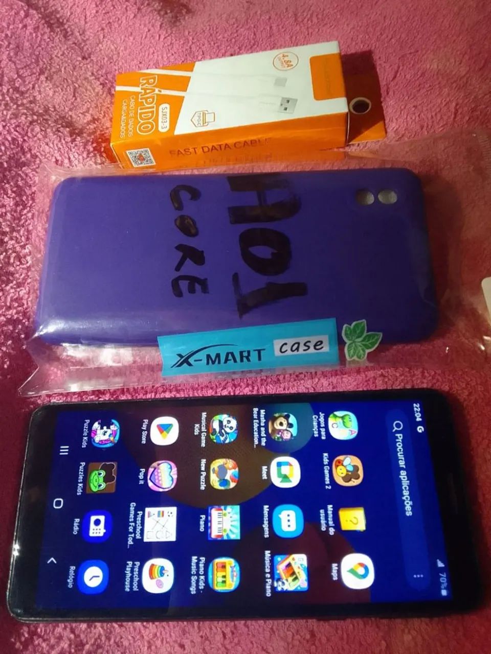 Samsung A01 core de 32 gigas com carregador e capinha  - Foto 5