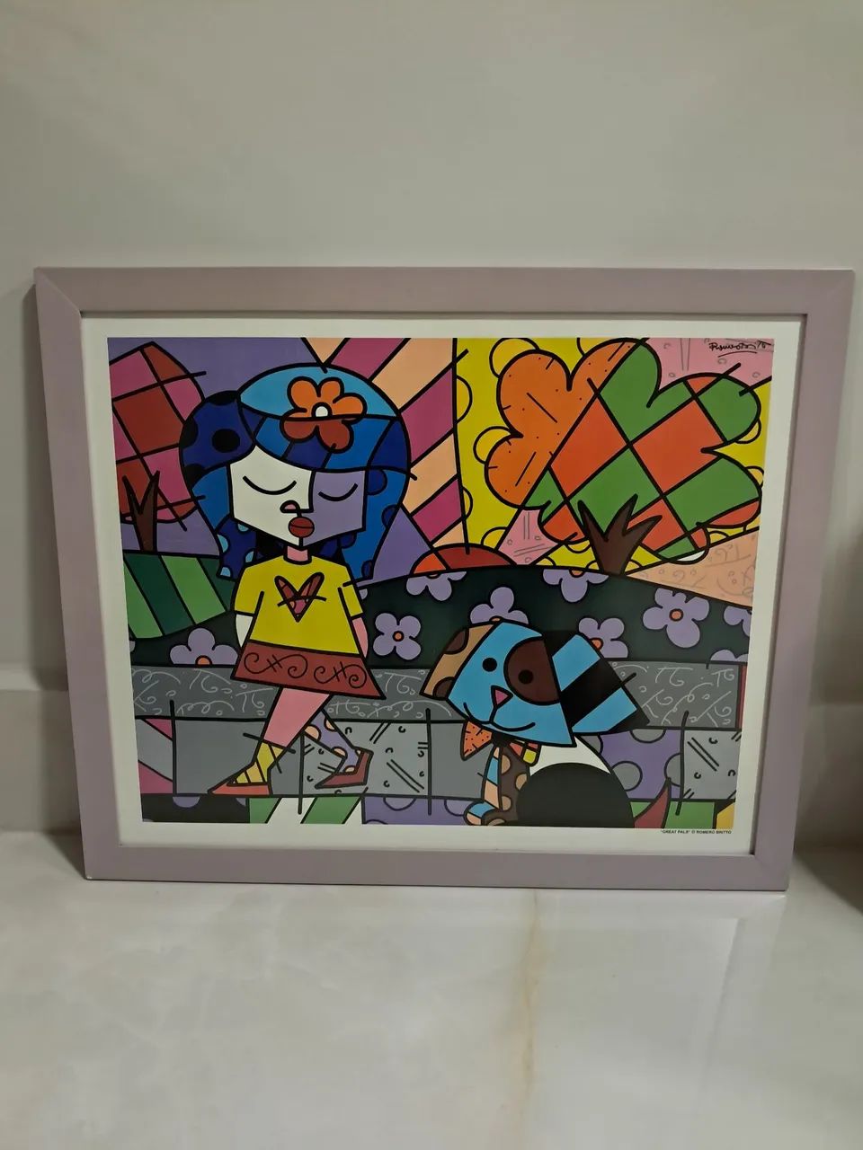 Quadro Romero Brito original. 