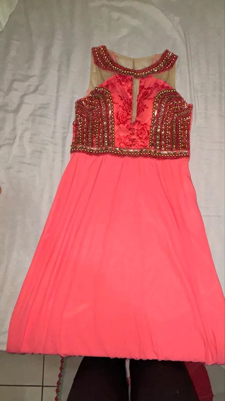 Vestido social cor salmão  - Foto 2